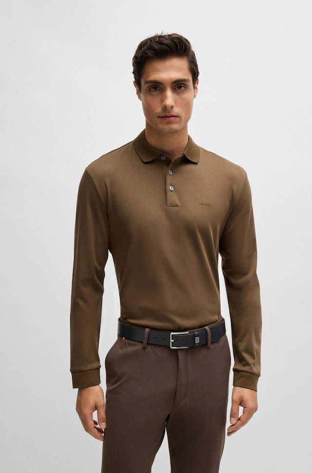 BOSS Ledergürtel »Elio Sz35« mit Markenlabel von BOSS