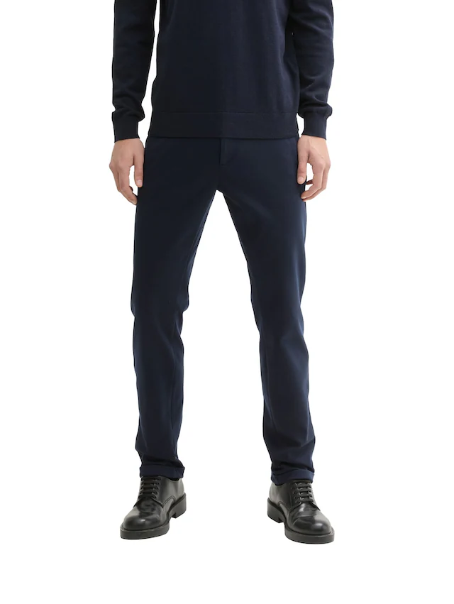 TOM TAILOR Chinohose slim mit Viskose und Stretch