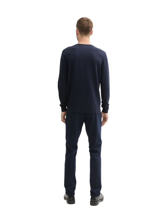 TOM TAILOR Chinohose slim mit Viskose und Stretch