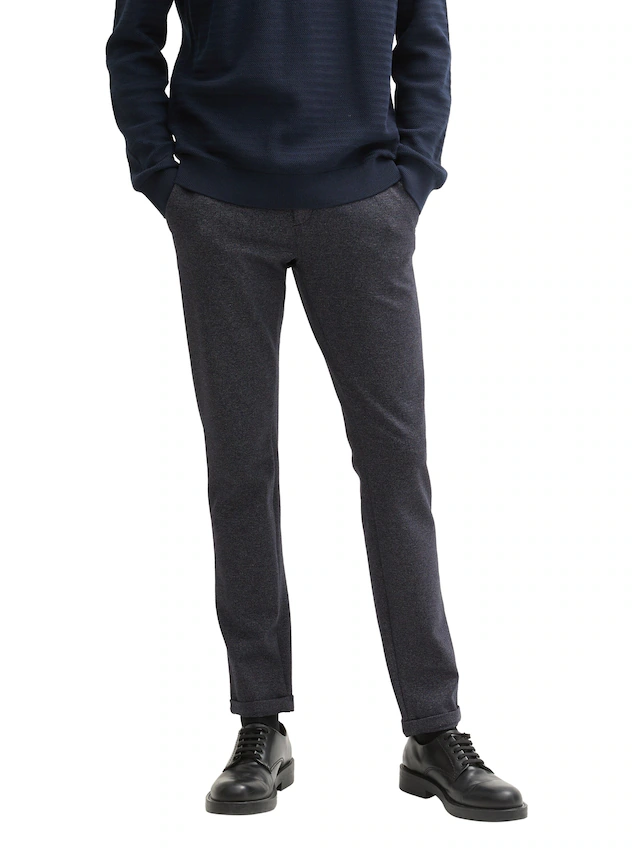 TOM TAILOR Chinohose slim mit Viskose und Stretch