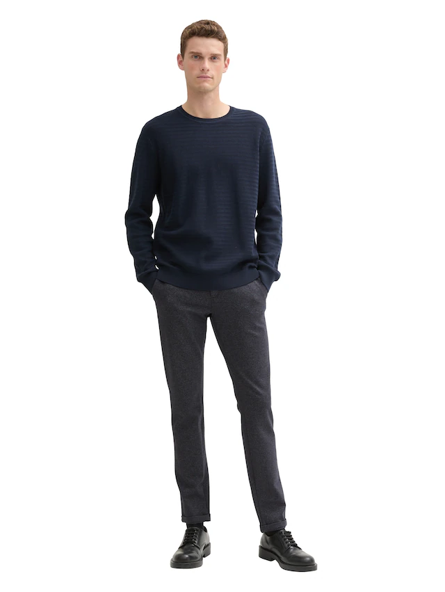 TOM TAILOR Chinohose slim mit Viskose und Stretch
