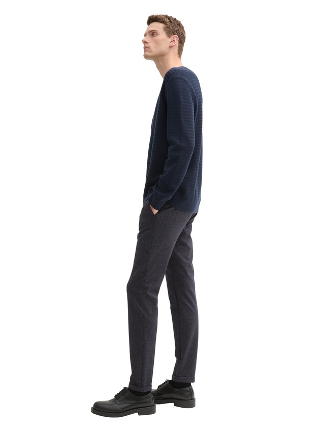 TOM TAILOR Chinohose slim mit Viskose und Stretch
