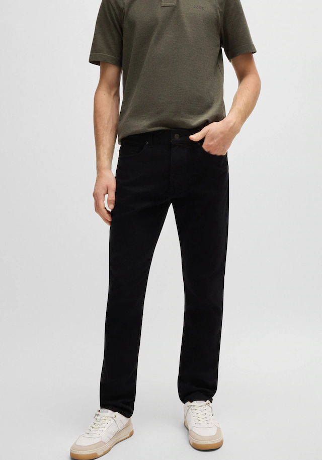 BOSS ORANGE Slim-fit-Jeans »Delaware Soft-Motion-Denim« Schmale Silhouette bei mittlerer Leibhöhe