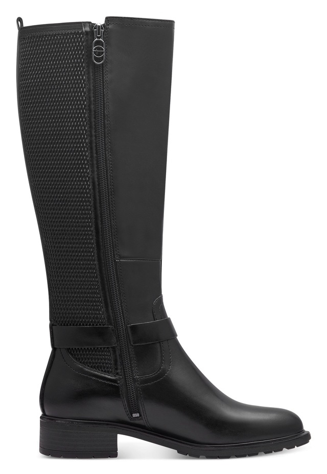 Tamaris Stiefel Blockabsatz, Langschaftstiefel mit XS-Schaft und Stretchfunktion