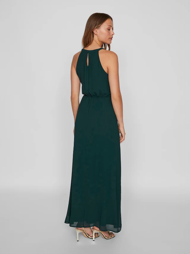 Vila Maxikleid »VIMILINA HALTERNECK MAXI DRESS - NOOS« Sommerkleid,