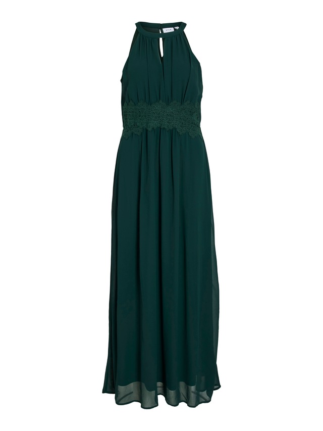 Vila Maxikleid »VIMILINA HALTERNECK MAXI DRESS - NOOS« Sommerkleid,