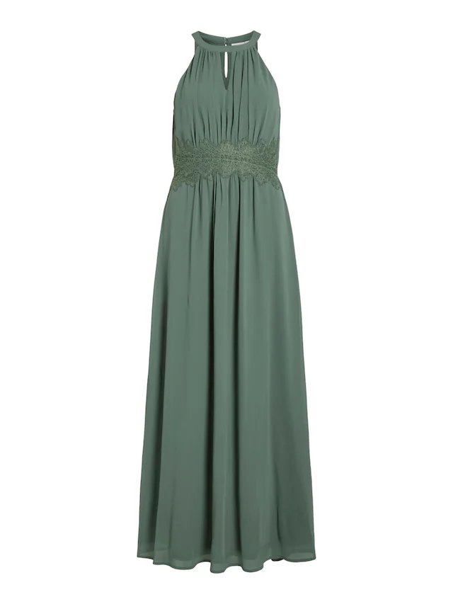 Vila Maxikleid »VIMILINA HALTERNECK MAXI DRESS - NOOS« Sommerkleid,