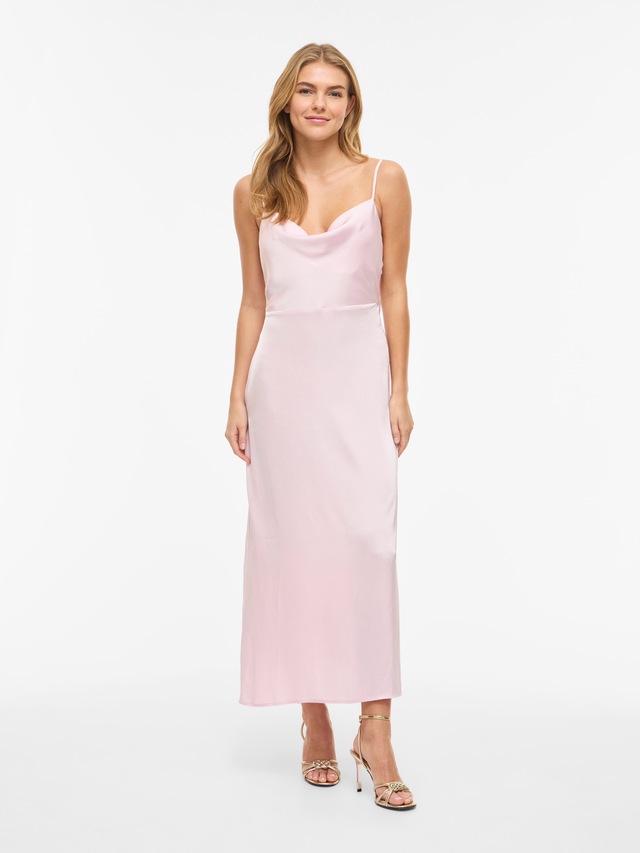 Vila Trägerkleid »VIRAVENNA STRAP ANKLE DRESS - NOOS« Kunstfaser, regular fit