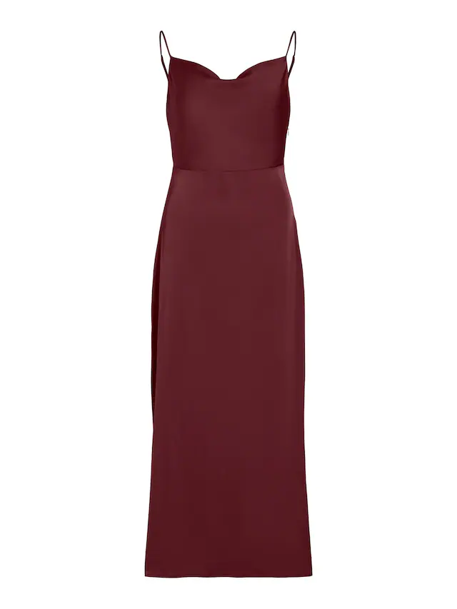 Vila Trägerkleid »VIRAVENNA STRAP ANKLE DRESS - NOOS« Kunstfaser, regular fit