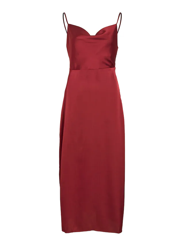 Vila Trägerkleid »VIRAVENNA STRAP ANKLE DRESS - NOOS« Kunstfaser, regular fit