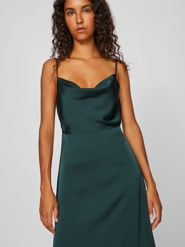 Vila Trägerkleid »VIRAVENNA STRAP ANKLE DRESS - NOOS« Kunstfaser, regular fit