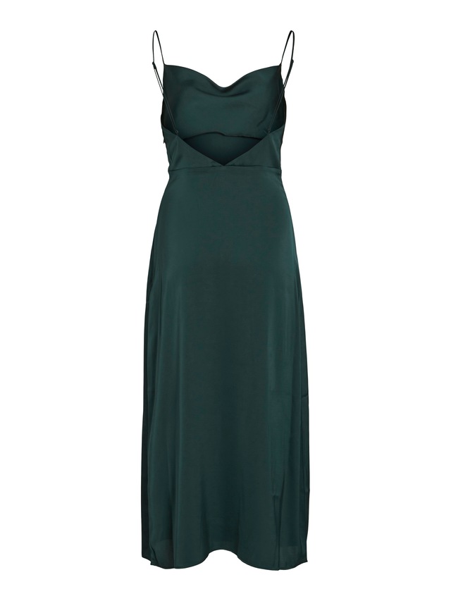 Vila Trägerkleid »VIRAVENNA STRAP ANKLE DRESS - NOOS« Kunstfaser, regular fit
