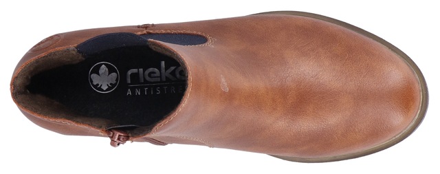 Rieker Chelseaboots , Schlupfboots, Stiefelette, Blockabsatz, mit wärmendem Textilfutter