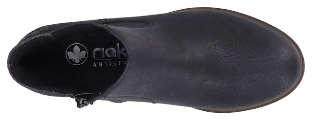 Rieker Chelseaboots , Schlupfboots, Stiefelette, Blockabsatz, mit wärmendem Textilfutter