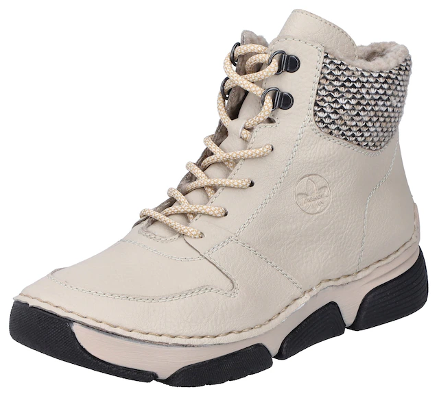 Rieker Winterboots , Schnürboots, Stiefelette mit praktischem Innenreißverschluss