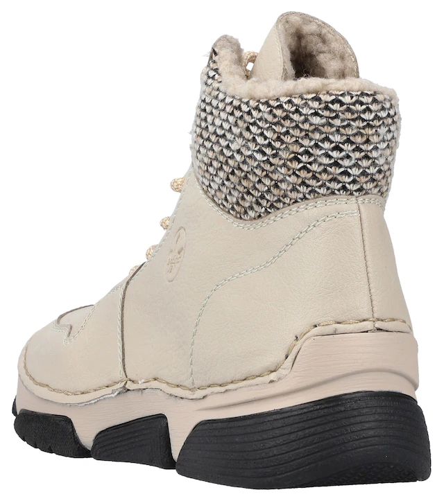 Rieker Winterboots , Schnürboots, Stiefelette mit praktischem Innenreißverschluss