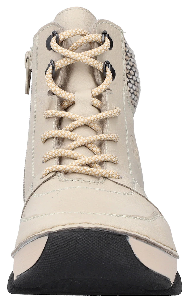 Rieker Winterboots , Schnürboots, Stiefelette mit praktischem Innenreißverschluss