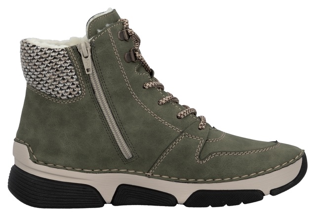 Rieker Winterboots , Schnürboots, Stiefelette mit praktischem Innenreißverschluss