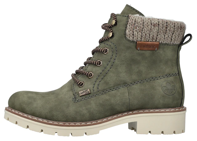 Rieker Winterstiefelette Schnürboots, Schnürstiefelette, TEX-Membran und Profilsohle