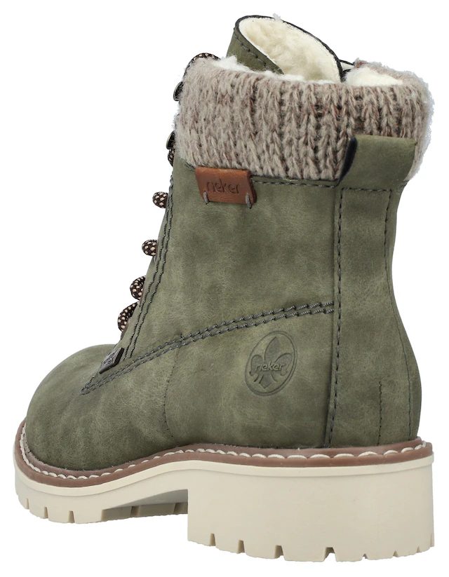 Rieker Winterstiefelette Schnürboots, Schnürstiefelette, TEX-Membran und Profilsohle