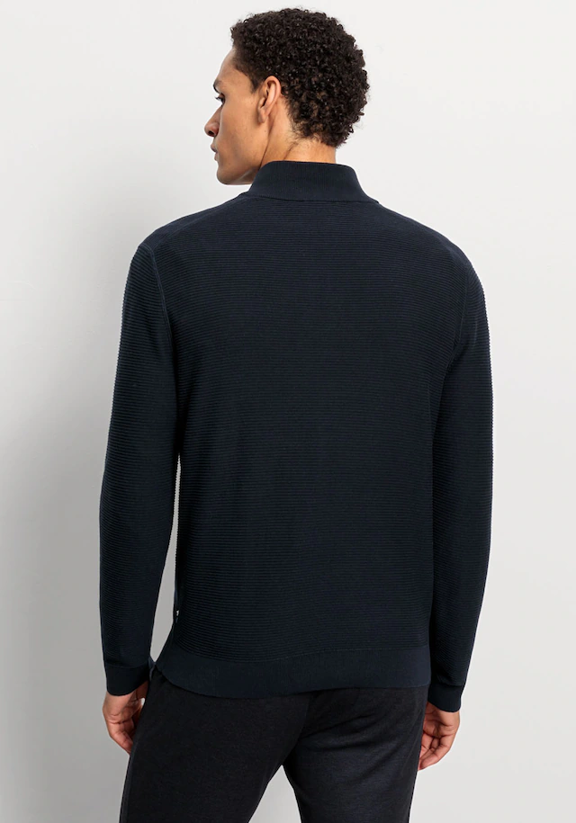 OLYMP Troyer »OLYMP Strick Casual« mit modischer Struktur