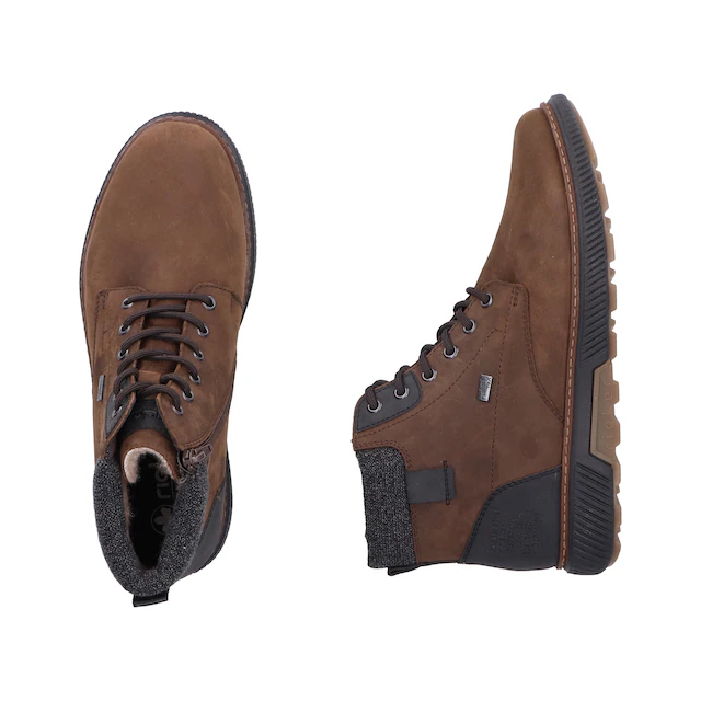Rieker Winterboots , High Top Sneaker, Schnürstiefelette mit TEX-Membran, schmale Form