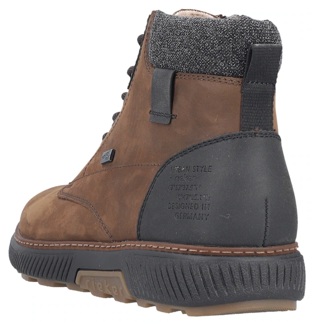 Rieker Winterboots , High Top Sneaker, Schnürstiefelette mit TEX-Membran, schmale Form