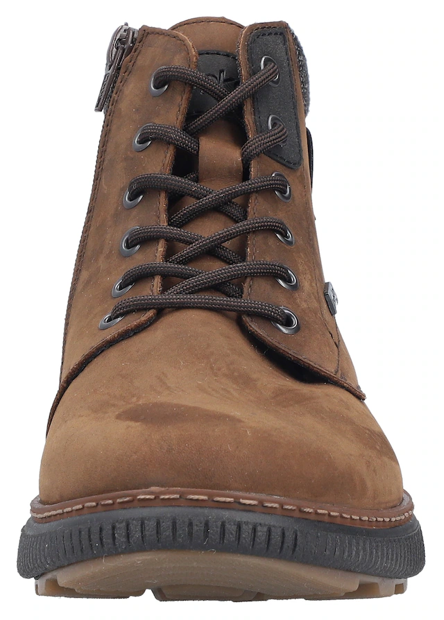Rieker Winterboots , High Top Sneaker, Schnürstiefelette mit TEX-Membran, schmale Form