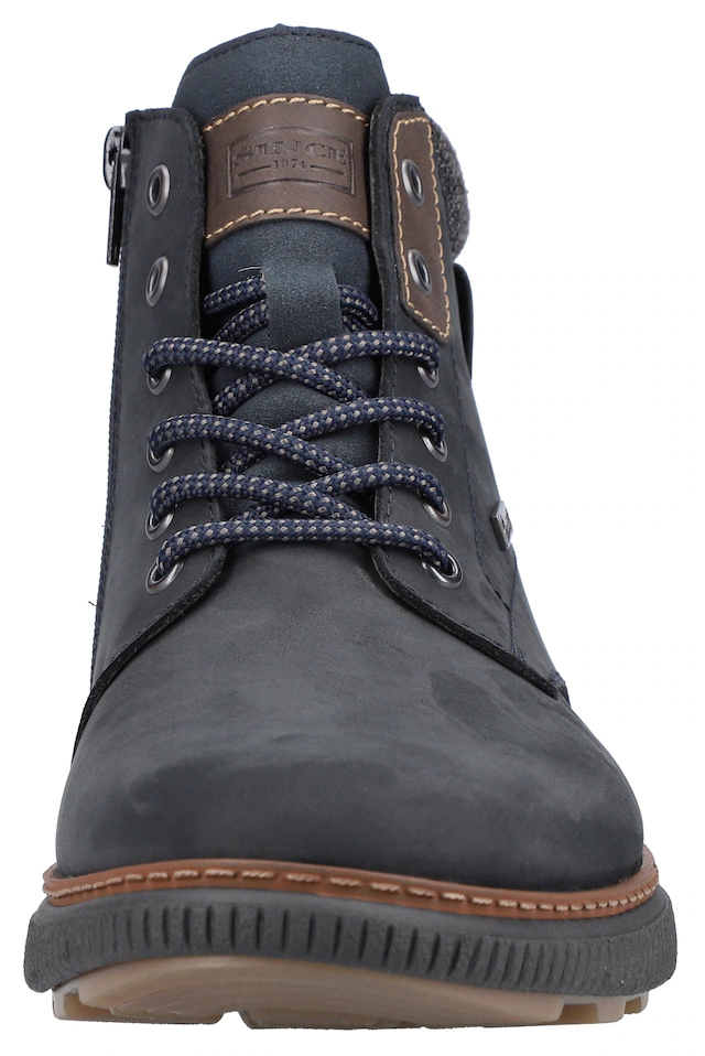 Rieker Winterboots , High Top Sneaker, Schnürstiefelette mit TEX-Membran, schmale Form