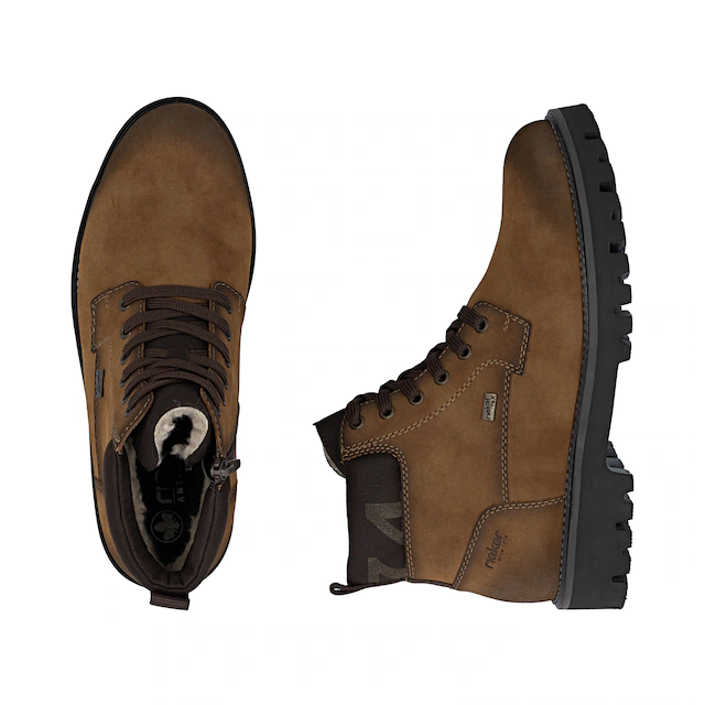 Rieker Winterstiefelette , Winterboots, Outdoorstiefelette mit TEX und Innenreißverschluss