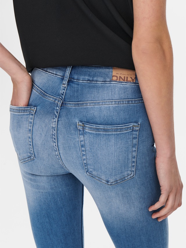 ONLY Skinny-fit-Jeans »ONLBLUSH MID SKINNY ANKLE ZIP DNM BOX«