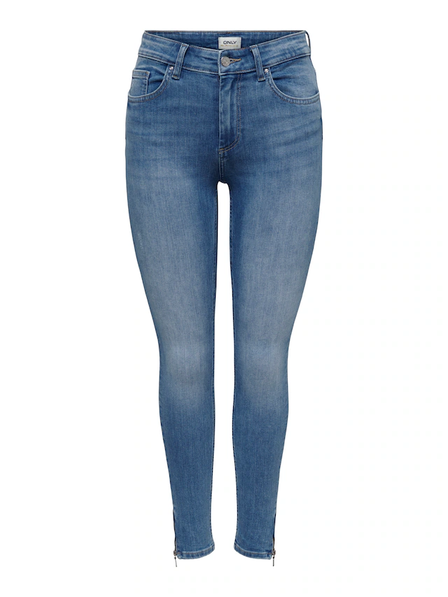 ONLY Skinny-fit-Jeans »ONLBLUSH MID SKINNY ANKLE ZIP DNM BOX«