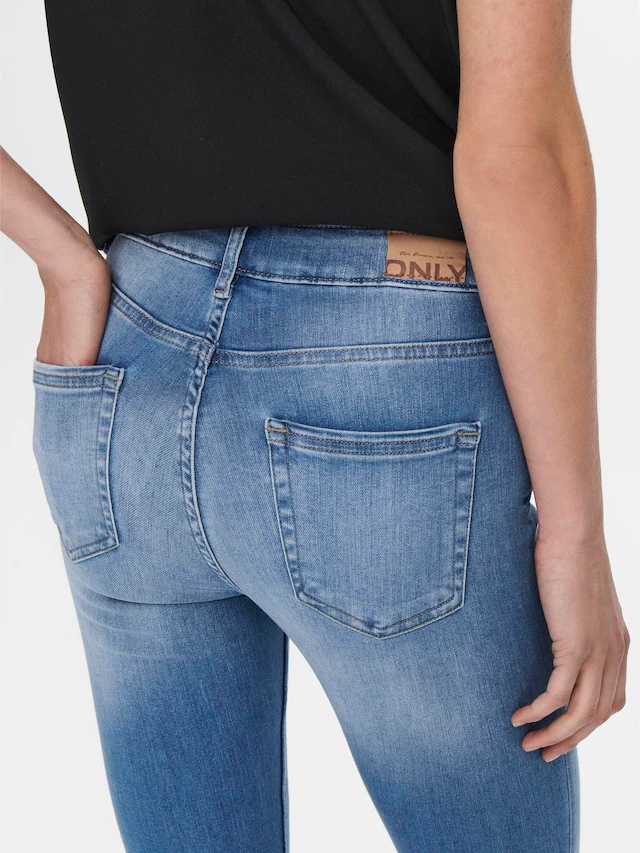 ONLY Skinny-fit-Jeans »ONLBLUSH MID SKINNY ANKLE ZIP DNM BOX«