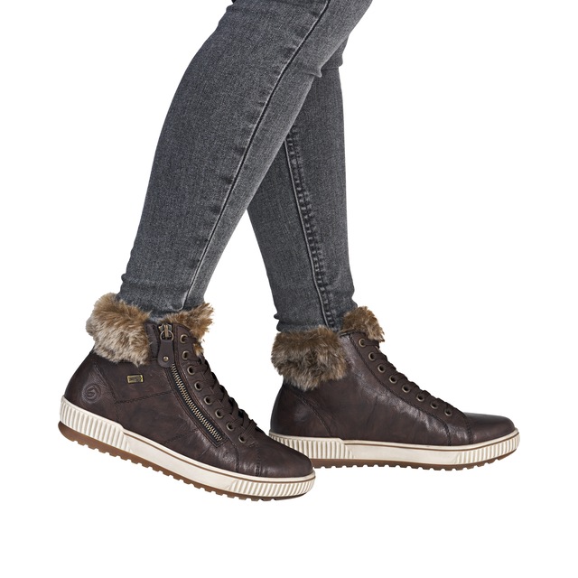Remonte Winterboots , Plateau, Outdoorschuh Schnürboots mit wasserabweisender TEX-Membran