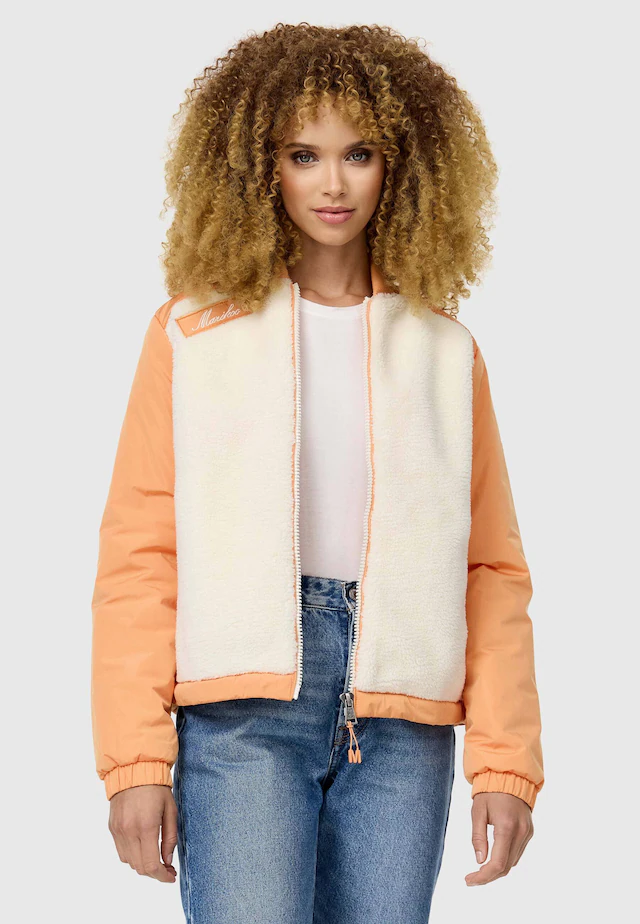 Marikoo Outdoorjacke »Sayoo« mit flauschigem Teddyfell