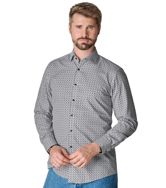 VENTI Businesshemd »VENTI Businesshemd Langarm Print«