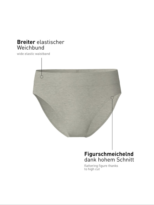 CALIDA Slip »Elastic« breiter Softbund, elastisch, Single Jersey, atmungsaktiv, weich