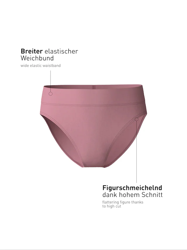 CALIDA Slip »Elastic« breiter Softbund, elastisch, Single Jersey, atmungsaktiv, weich