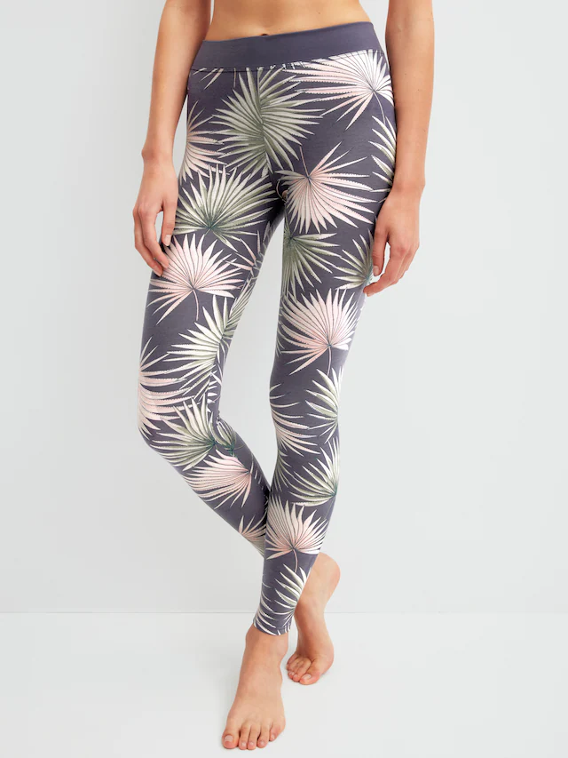 CALIDA Leggings »Elastic Trend« floraler Print, Baumwollmix, weicher elastischer Bund, bequem