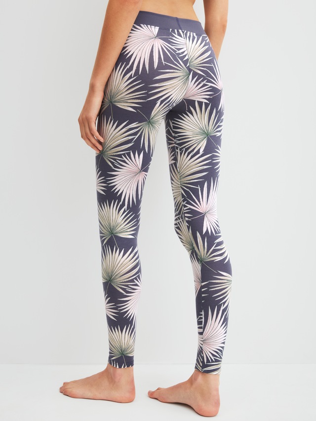 CALIDA Leggings »Elastic Trend« floraler Print, Baumwollmix, weicher elastischer Bund, bequem