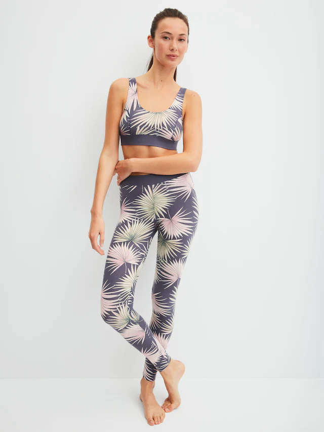 CALIDA Leggings »Elastic Trend« floraler Print, Baumwollmix, weicher elastischer Bund, bequem