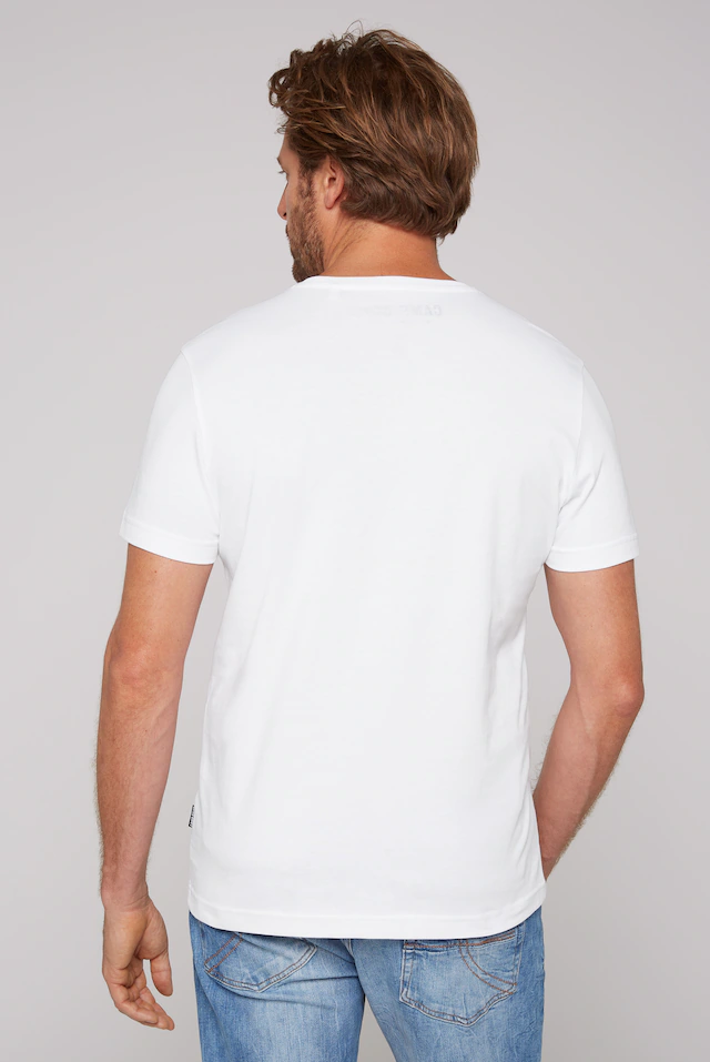 CAMP DAVID T-Shirt mit Logo-Print auf der Vorderseite