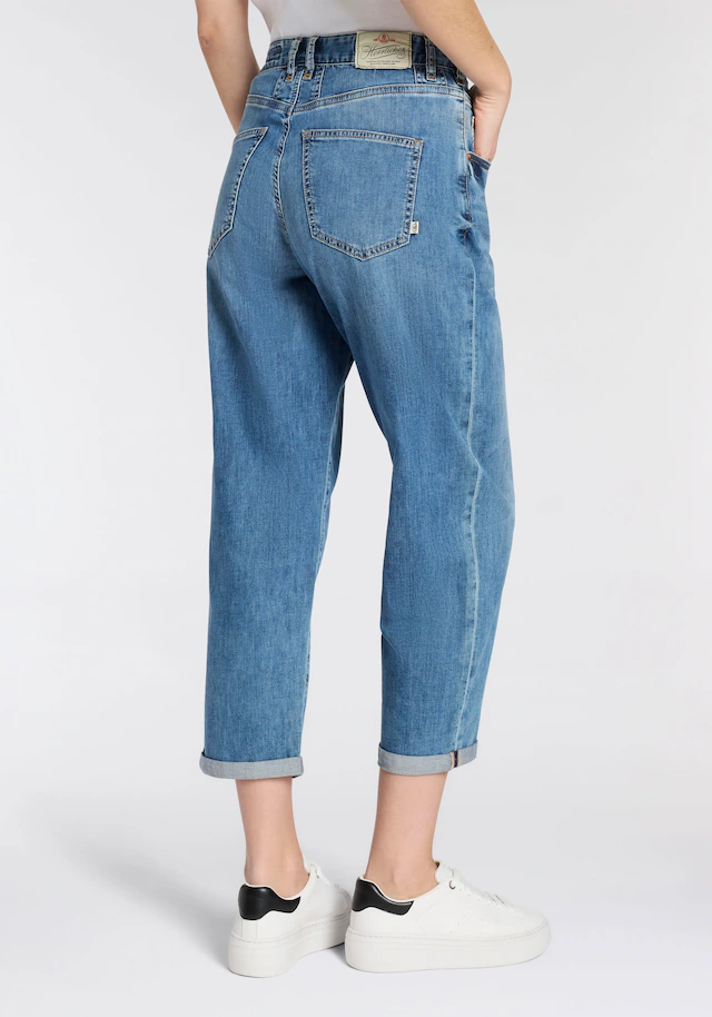 Herrlicher Straight-Jeans »Brooke Denim Light« krempelbar