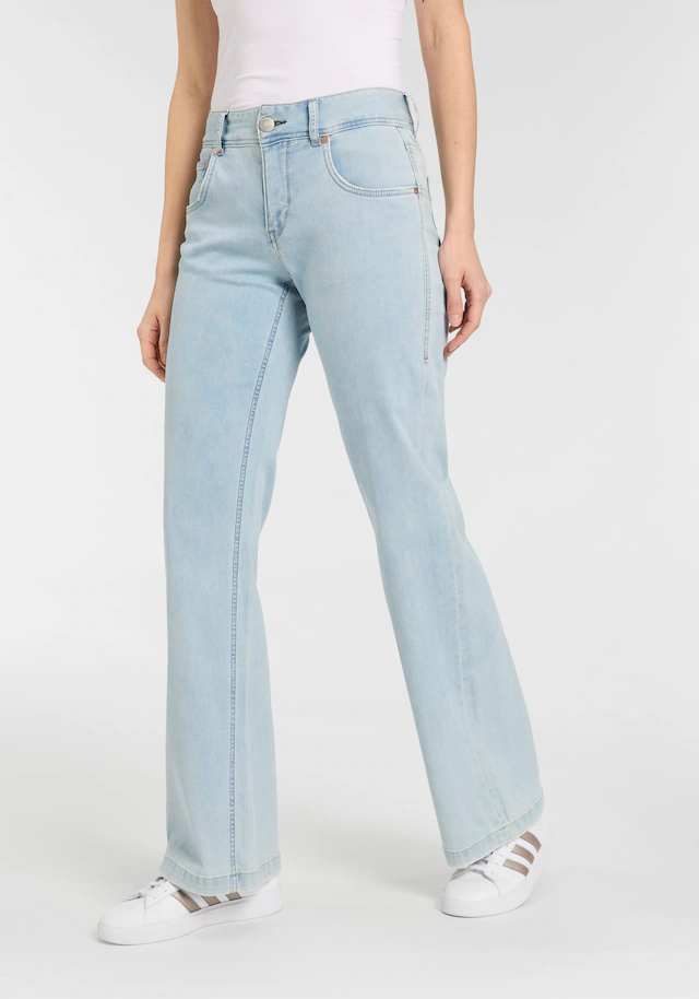 Herrlicher 5-Pocket-Jeans »Edna Denim Light« im Flared Fit