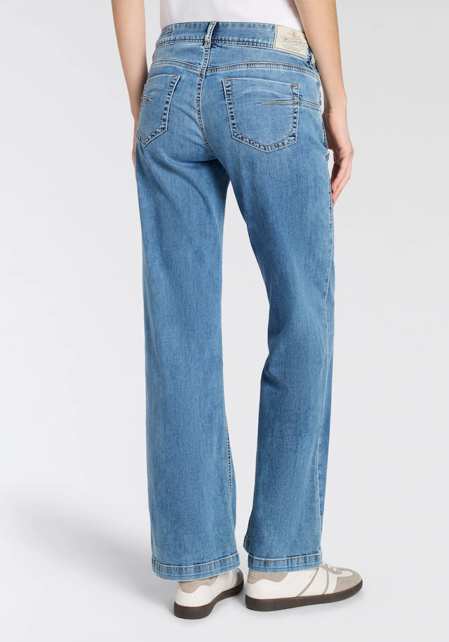 Herrlicher 5-Pocket-Jeans »Edna Denim Light« im Flared Fit