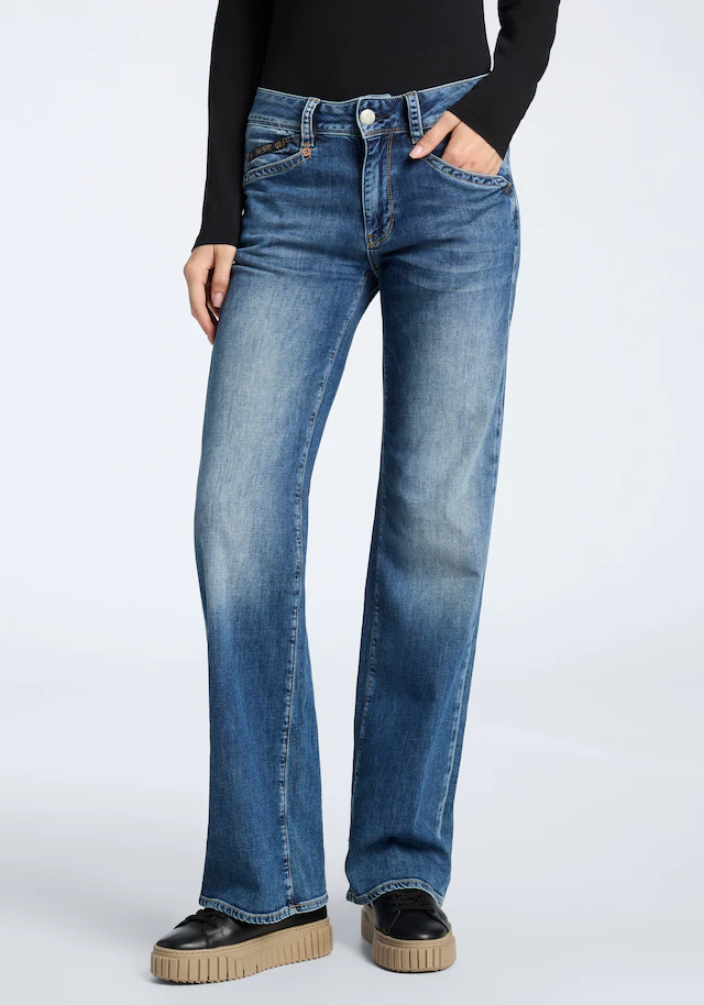 Herrlicher Bootcut-Jeans »Prime New Denim Light« mit Stretch