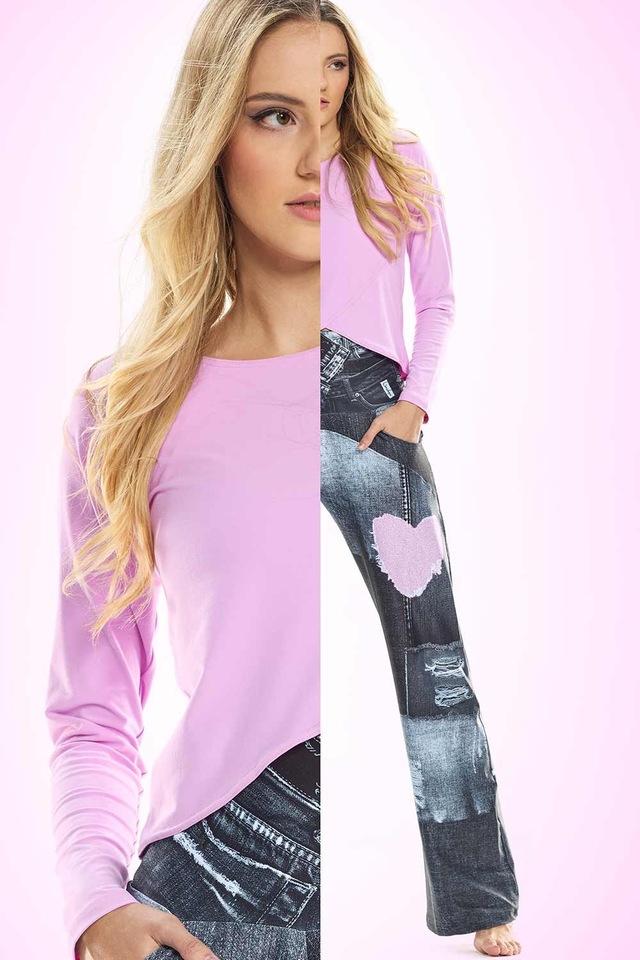 Winshape Langarmshirt »Cropped Functional Light and Soft« Overlap-Applikation