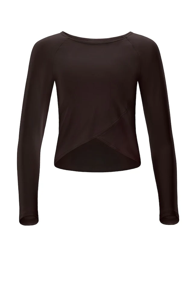 Winshape Langarmshirt »Cropped Functional Light and Soft« Overlap-Applikation