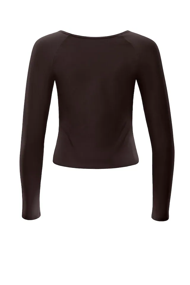 Winshape Langarmshirt »Cropped Functional Light and Soft« Overlap-Applikation