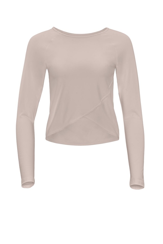 Winshape Langarmshirt »Cropped Functional Light and Soft« Overlap-Applikation